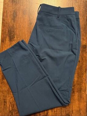 Women's Tailored Navy Work Pants